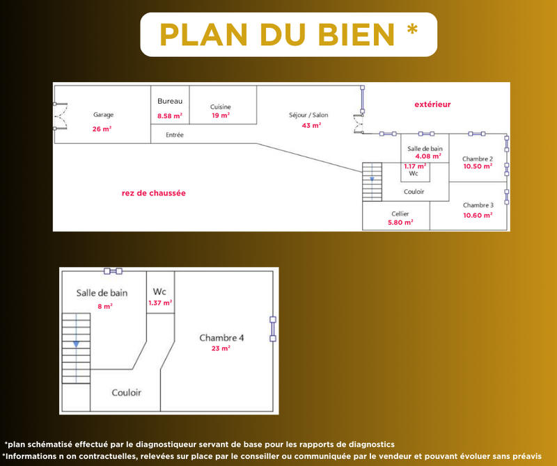 Maison - 159 m² - 5 pièces