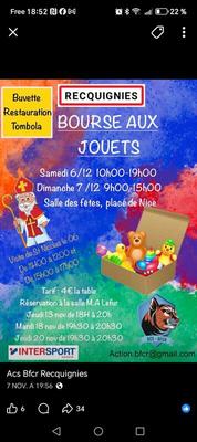 Bourse aux jouets