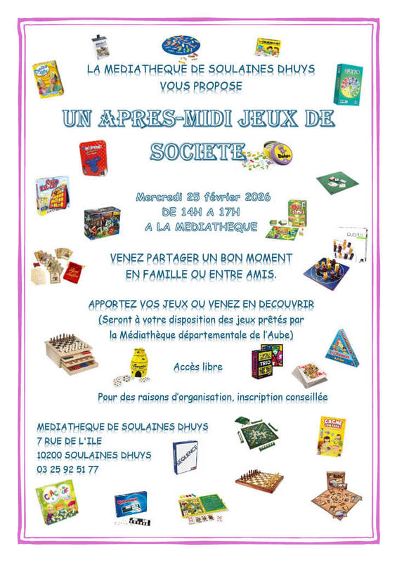 Après-midi jeux de société