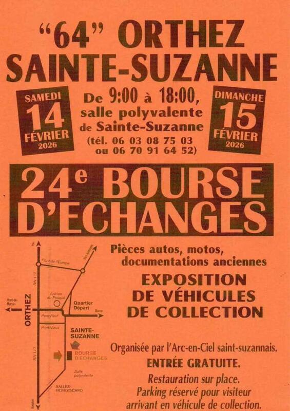 24ème bourse d'échanges, pièces autos-motos