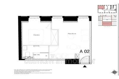 Appartement - 32 m² - 2 pièces