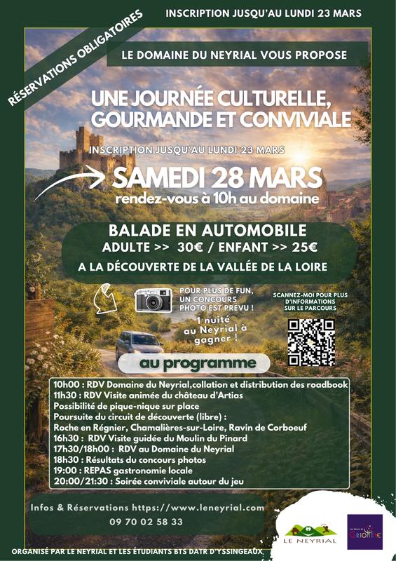 Une journée culturelle, gourmande, et conviviale au Neyrial