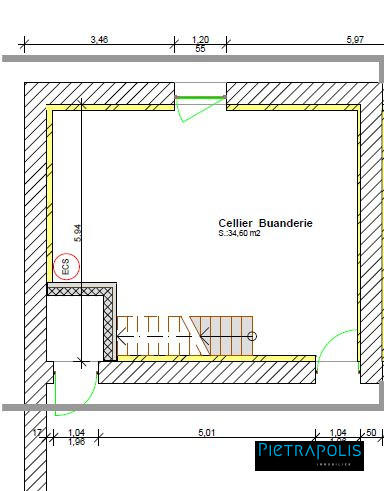 Appartement - 95 m² - 3 pièces