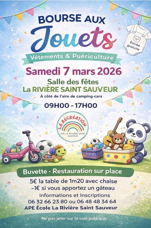 Bourse aux vêtements - jouets - puériculture