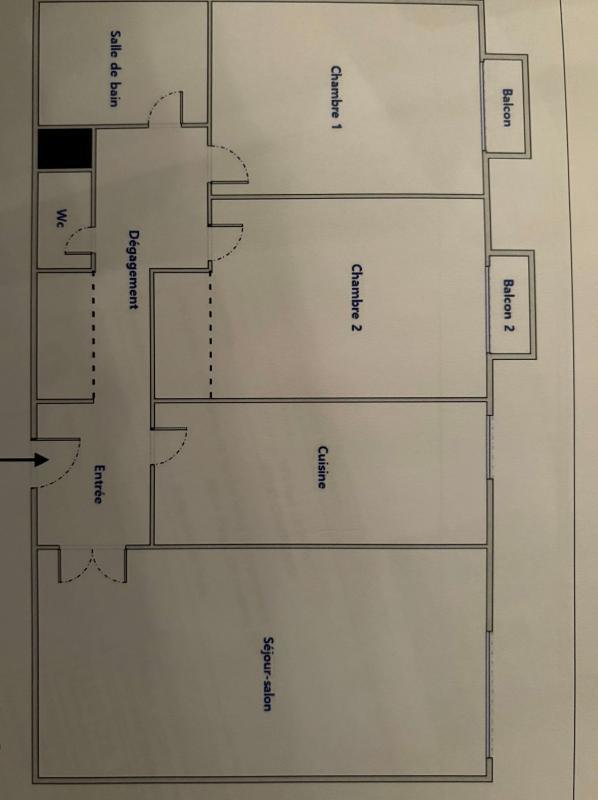 Appartement - 60 m² - 3 pièces