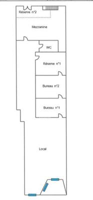 Local commercial - 188 m² - 5 pièces
