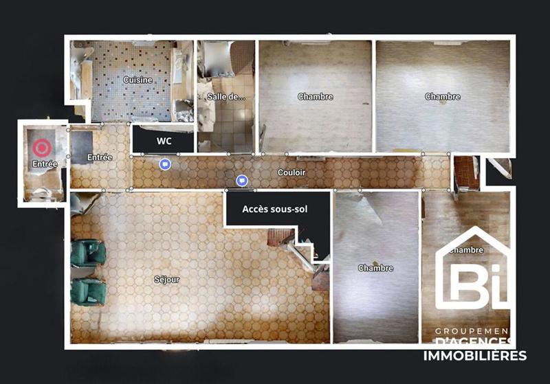 Maison - 90 m² - 5 pièces