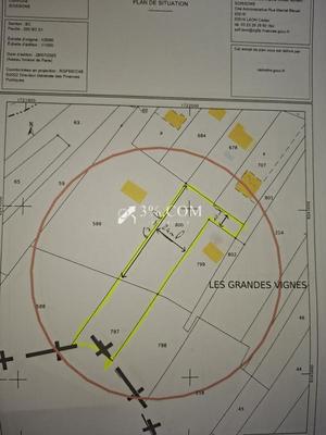 Terrain constructible - 2 988 m²