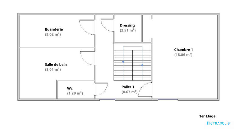 Appartement - 129 m² - 6 pièces