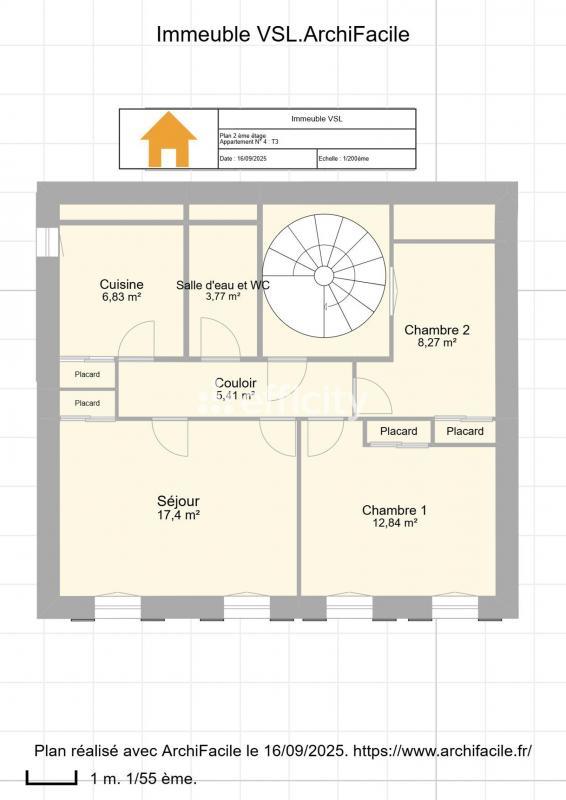 Immeuble - 160 m² - 9 pièces