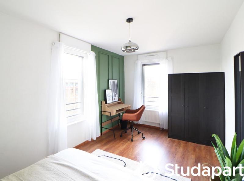 Chambre - 12 m² - 1 pièce