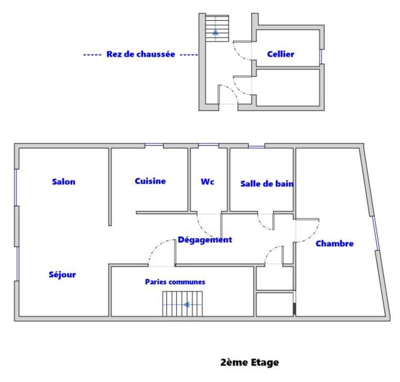 Appartement - 53 m² - 2 pièces