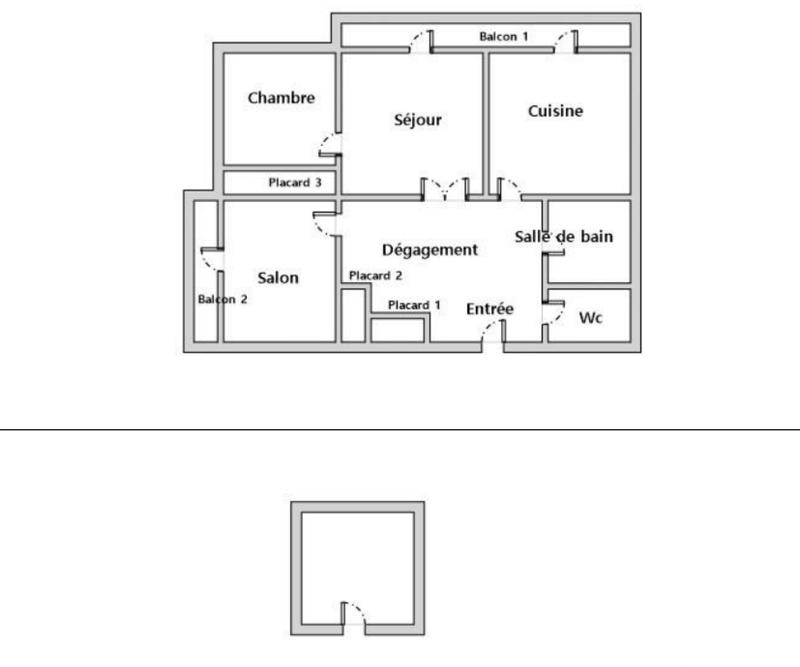 Appartement - 70 m² - 3 pièces