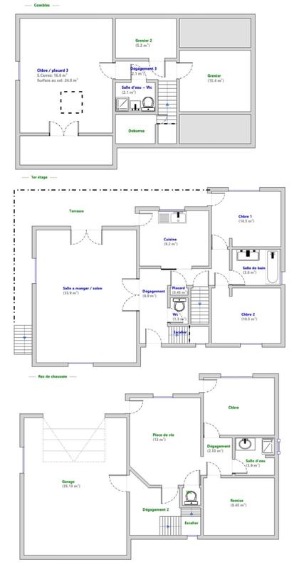 Maison - 136 m² - 6 pièces