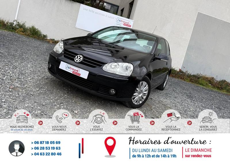 Volkswagen Golf V 1.6 I 105cv Confortline*Ct Révision Kit Distribution Entretien Complet*Véhicule Sous Garantie*100 Points de Contrôles*CarteGrise Moitié prix (Véhicule plus 10 ans)*Pneus 4 saisons ("M+S")*Sièges chauffant*Régulateur limiteur vitesse*Clim