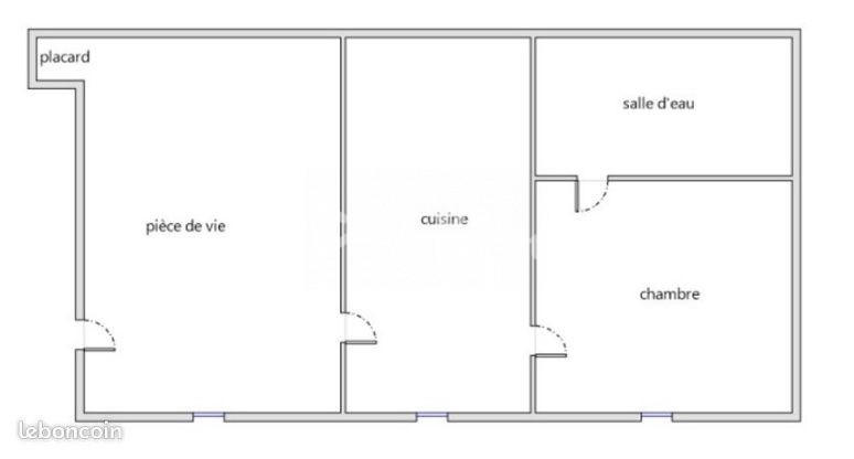 Appartement - 36 m² - 2 pièces