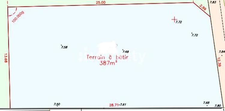 Terrain - 387 m²