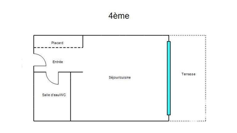 Appartement - 18 m² - 1 pièce