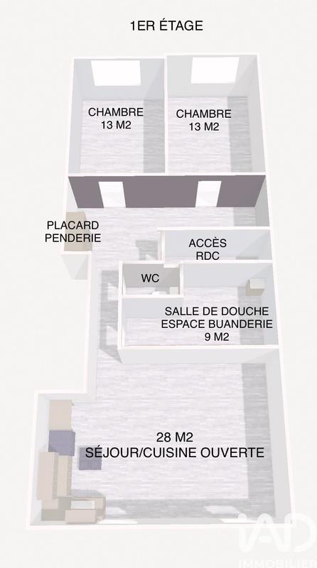 Maison - 106 m² - 4 pièces