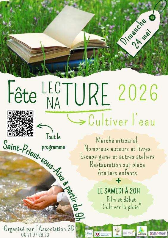 Fête Lecture Nature, marché artisanal, ateliers enfants