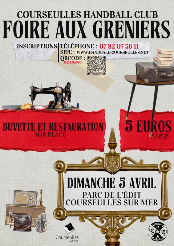 Foire aux greniers du courseulles handball club
