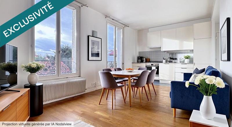 Appartement - 55 m² - 3 pièces