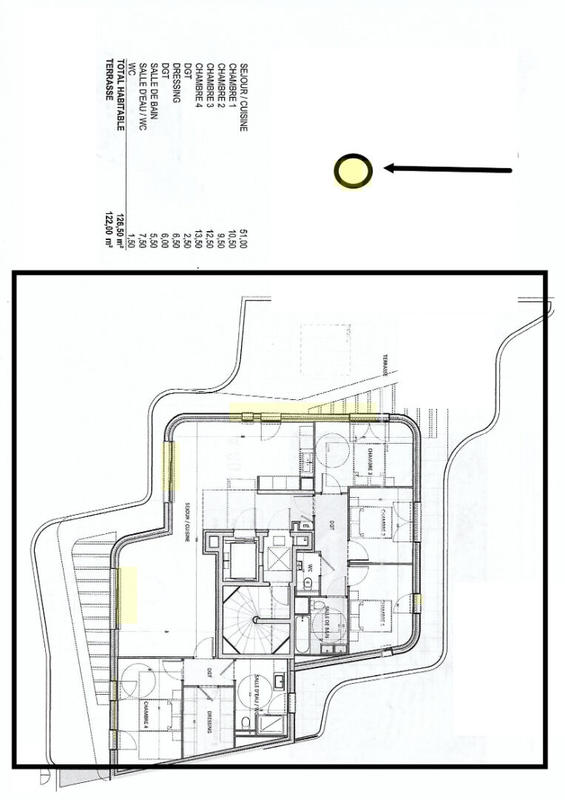 Appartement - 126 m² - 5 pièces