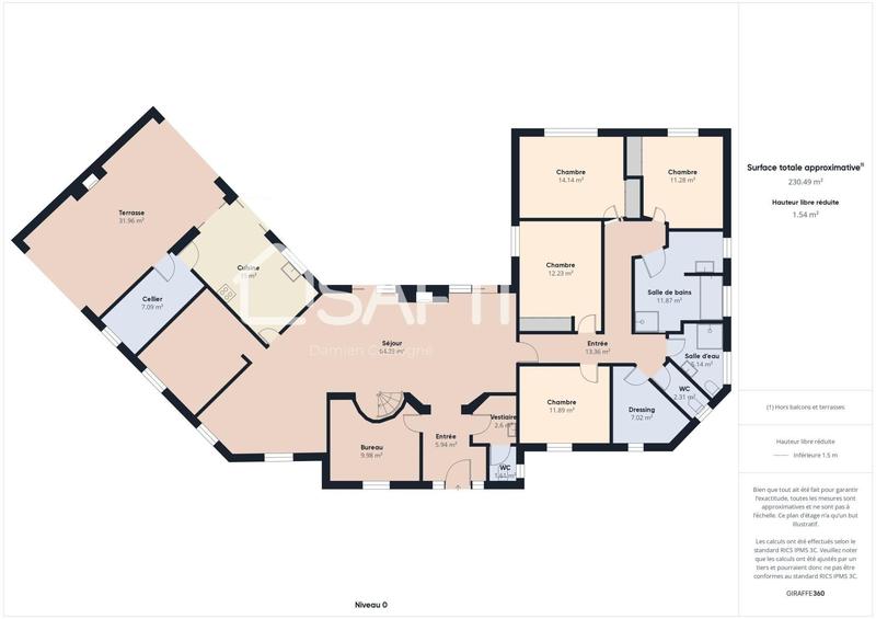 Villa - 245 m² - 7 pièces