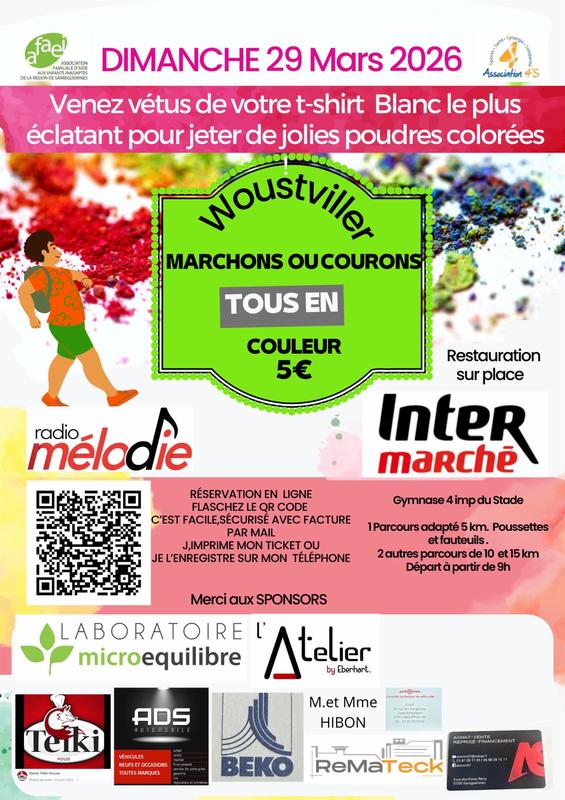Marchons ou Courons Tous en couleurs