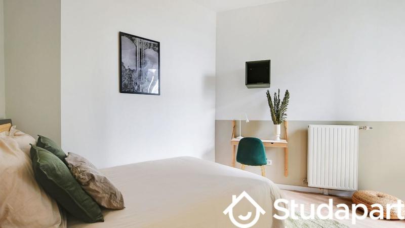 Chambre - 9 m² - 1 pièce