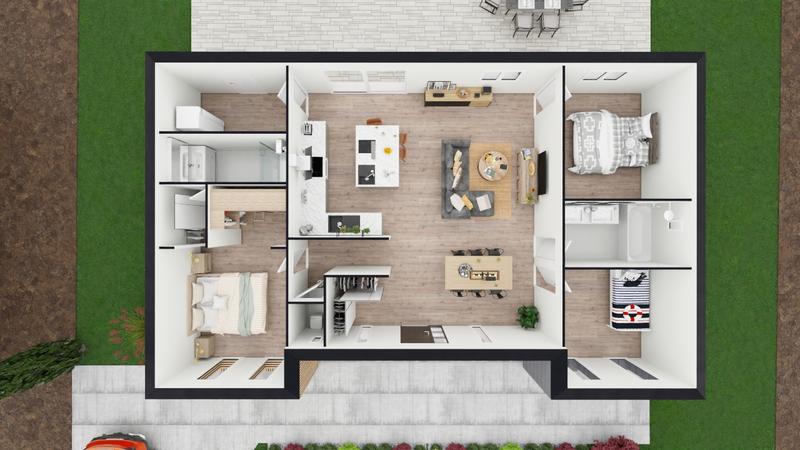 Maison - 105 m² - 5 pièces