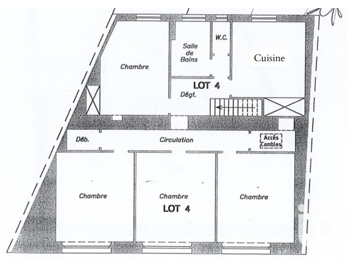 Appartement - 96 m² - 4 pièces
