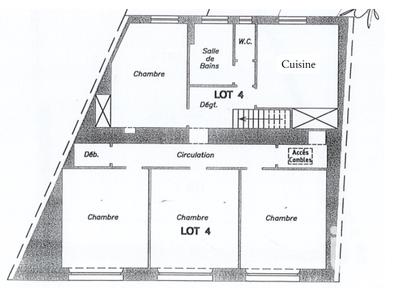 Appartement - 96 m² - 4 pièces