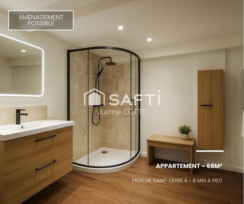 Appartement - 68 m² - 3 pièces