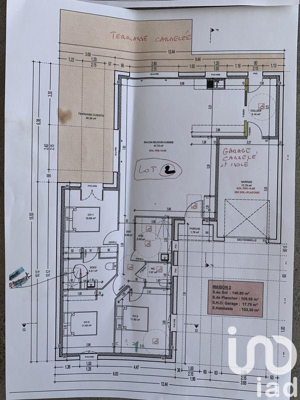 Maison - 106 m² - 4 pièces