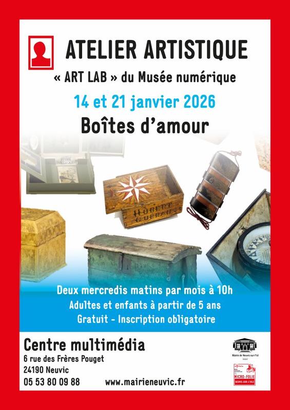 Atelier Art Lab : Boîtes d'Amours