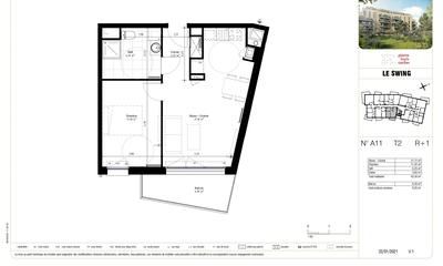 Appartement - 42 m² - 2 pièces