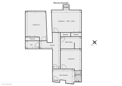 Maison de village - 102 m² - 4 pièces