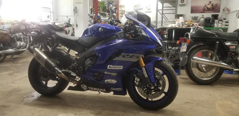Yamaha R6 600 yamaha bleu 0600