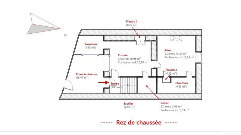 Maison de village - 112 m² - 5 pièces