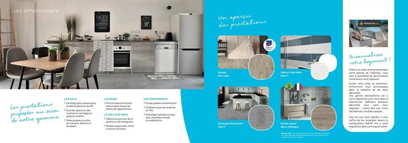 Appartement - 43 m² - 2 pièces