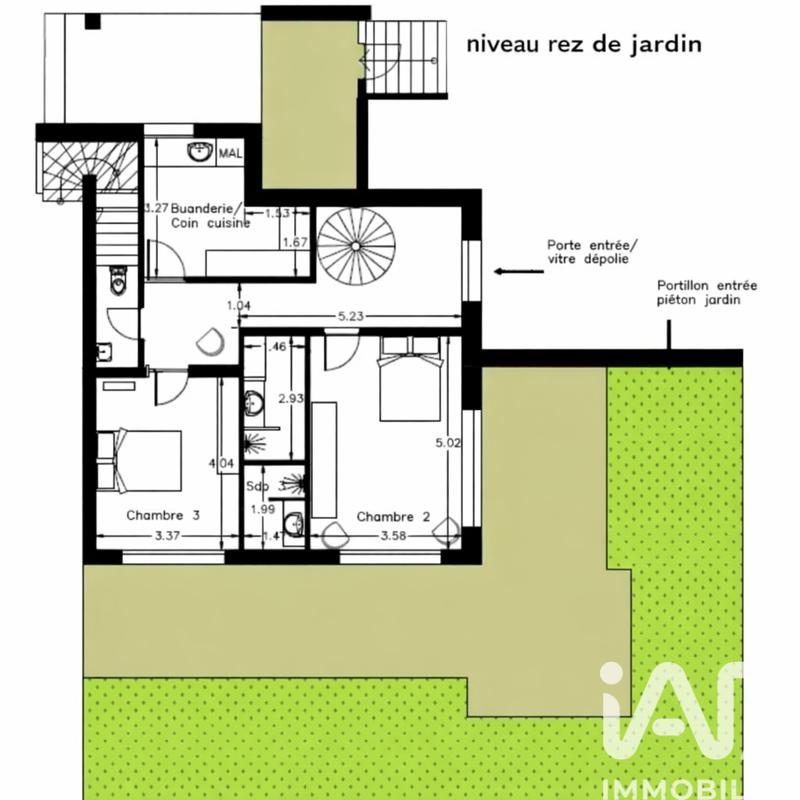 Appartement - 155 m² - 5 pièces