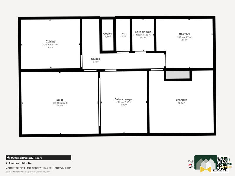 Maison - 63 m² - 3 pièces