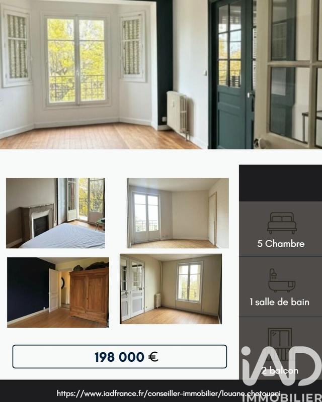 Appartement - 98 m² - 7 pièces