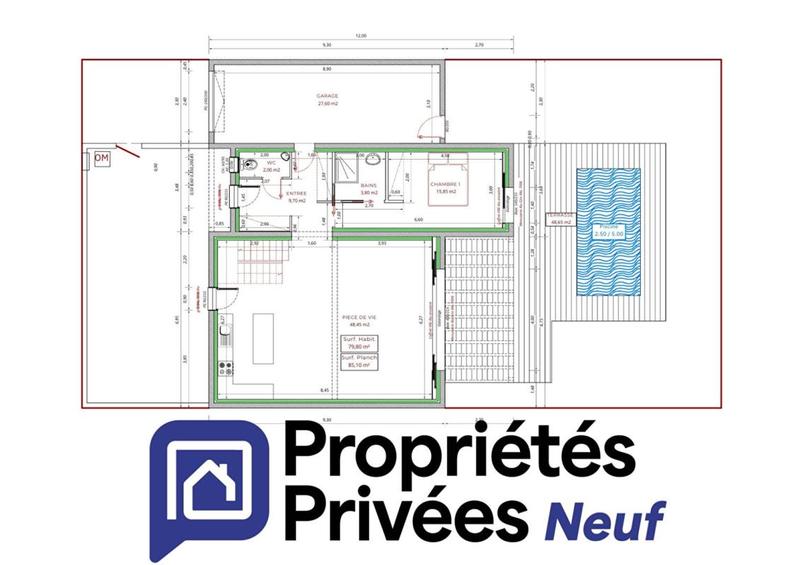 Maison - 128 m² - 4 pièces