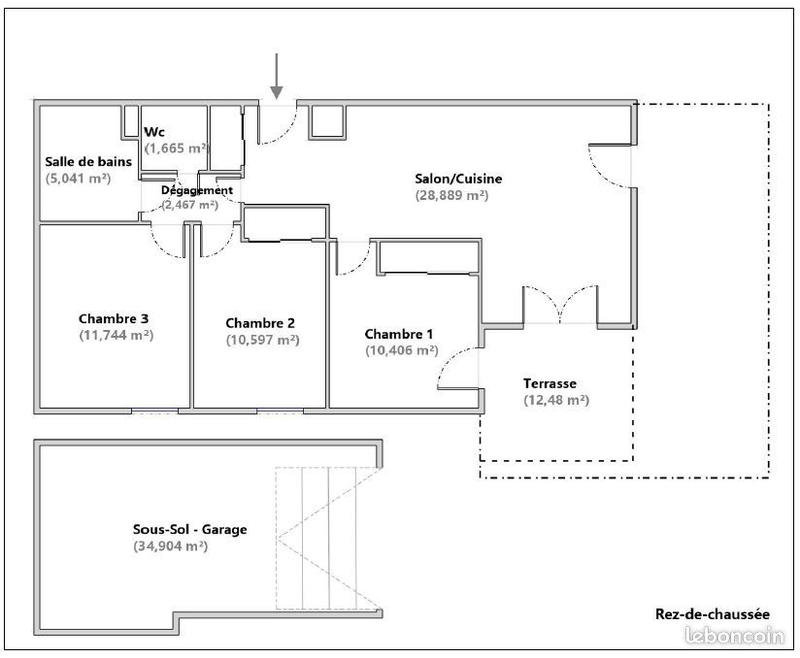 Appartement - 70 m² - 4 pièces