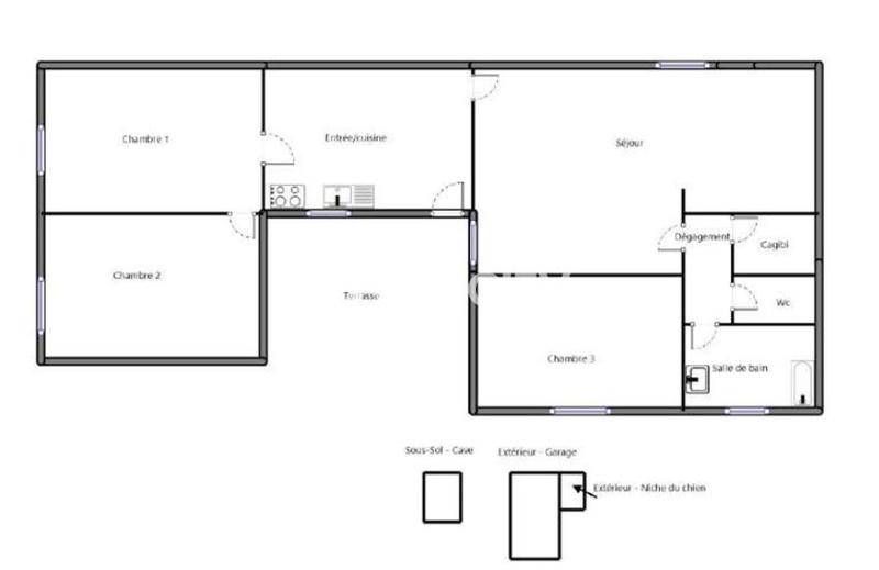 Maison - 78 m² - 4 pièces