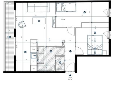 Appartement - 52 m² - 3 pièces