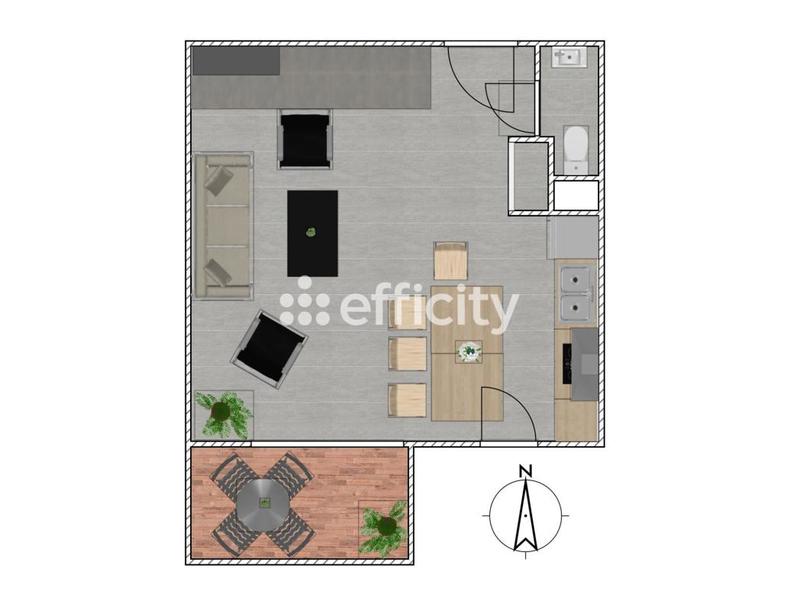 Appartement - 63 m² - 3 pièces