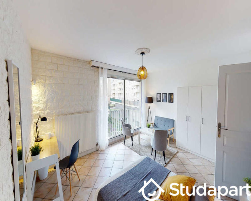 Chambre - 40 m² - 1 pièce